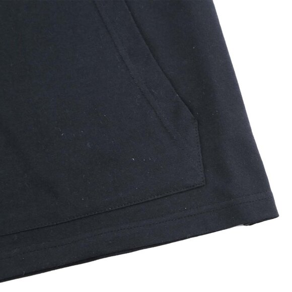 Men's Black T-Shirt with Vibrant Colorful Striped and Casual Hood Design Size S - Picture 5 of 6